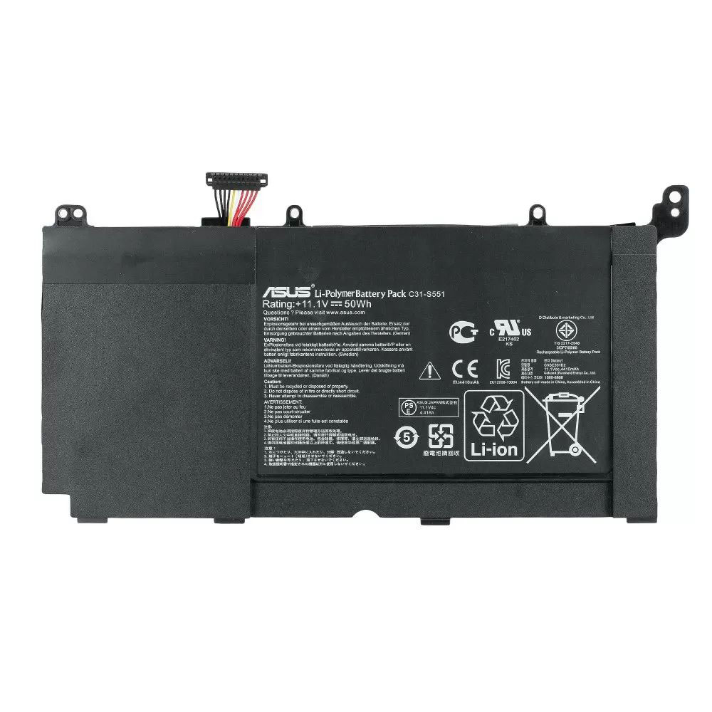 Аккумулятор для ноутбука Asus Vivobook V551LB, S551LA, S551LB, B31N1336