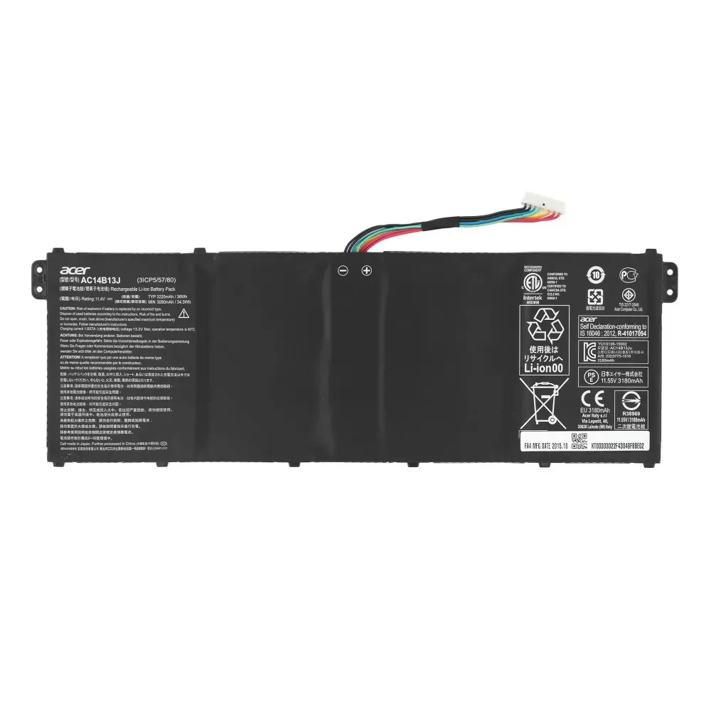 Аккумулятор для ноутбука Acer KT0030G009, KT0030G010, KT0030G011