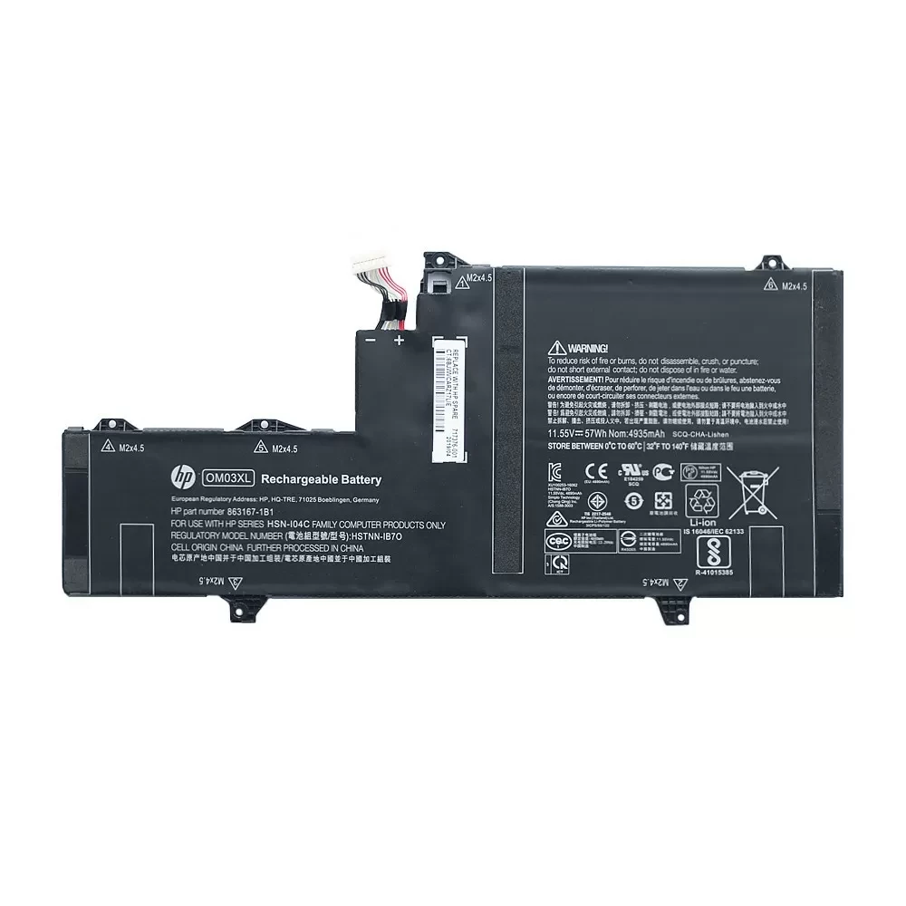 Аккумулятор / Батарея ноутбука HP OM03XL