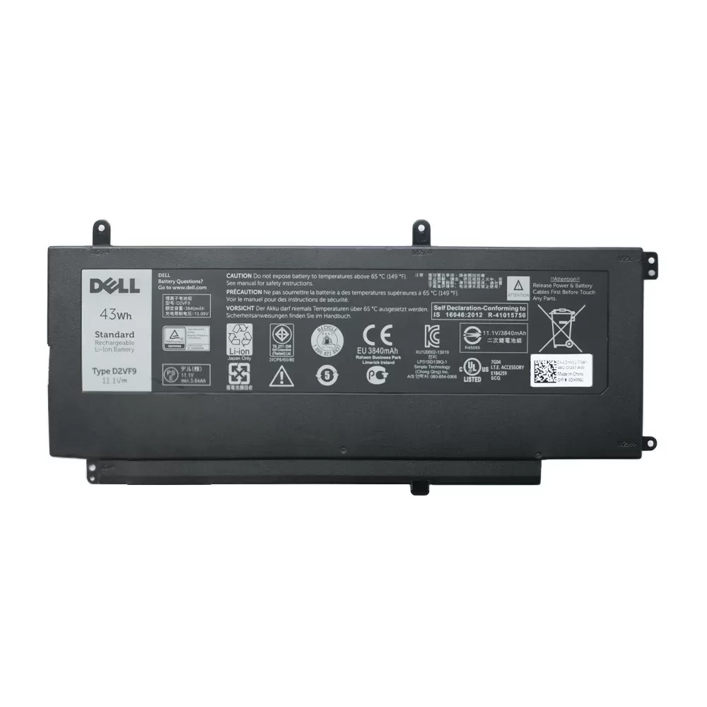 Аккумулятор для ноутбука Dell D2VF9