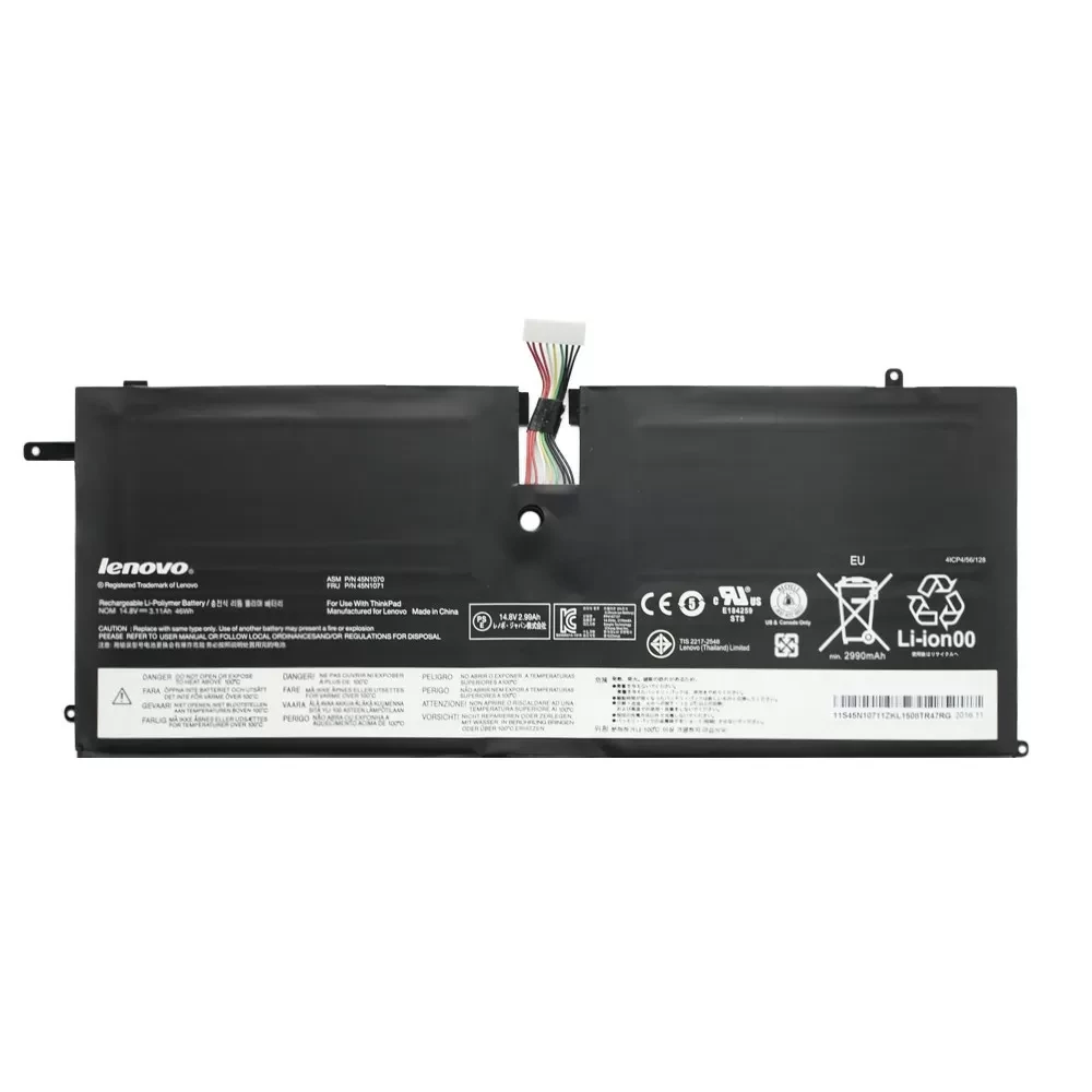 Аккумулятор для ноутбука Lenovo 45N1070, 45N1071, 00HW003