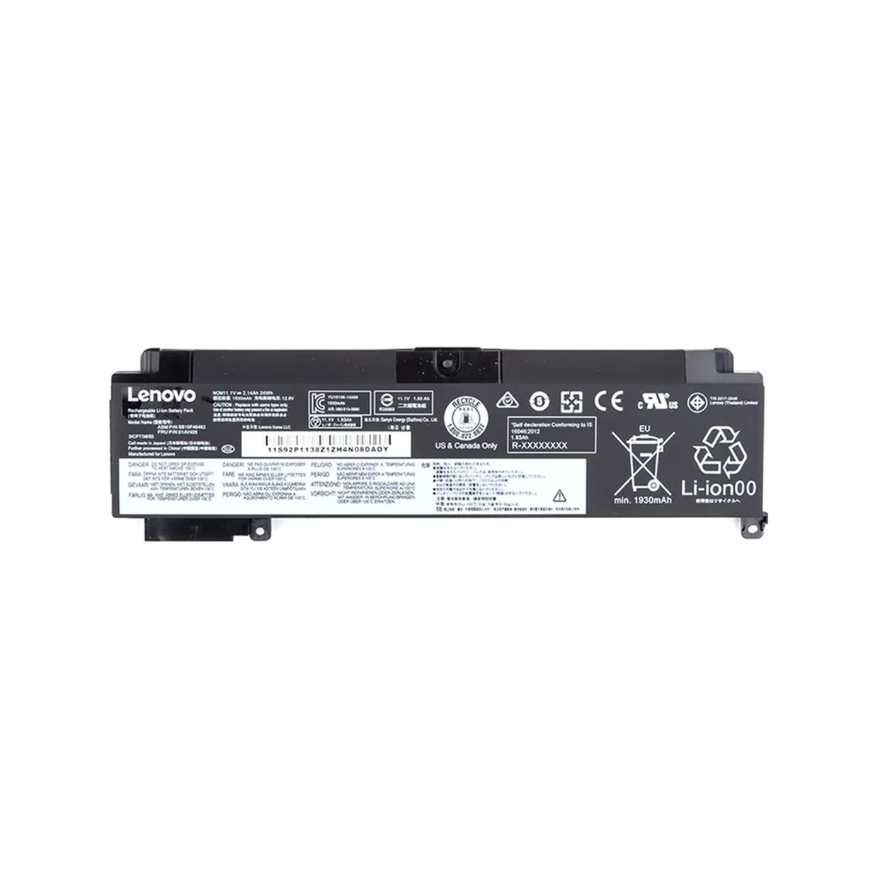 Аккумулятор для ноутбука Lenovo 01AV407, 01AV408, L16M3P73