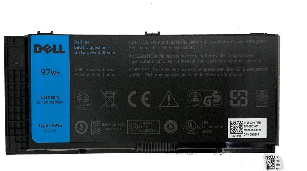 Аккумулятор для ноутбука Dell Precision M6600, M6700, M6800