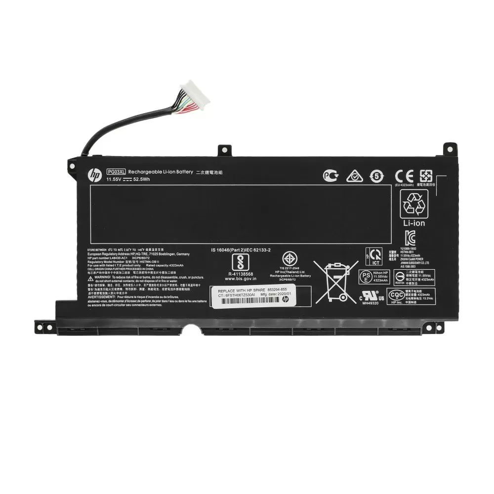 Аккумулятор для HP Pavilion Gaming 15 DK 15 EC 16 A батарея PG03XL