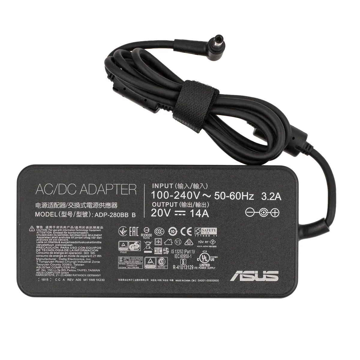 070153.jpg Зарядка для ноутбука Asus 20v 14a 6.0x3.7 280W — изображение 1