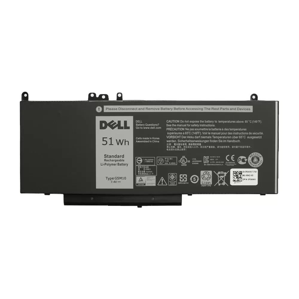 Аккумулятор для ноутбука Dell E5450 G5M10