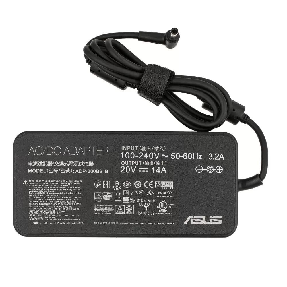 Блок питания для ноутбука Asus 20V 14A 280w 6.0x3.7