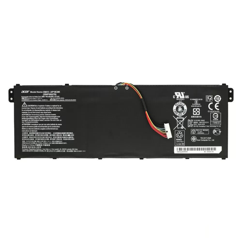 Аккумулятор для ноутбука Acer Aspire 5 A514 A515 A515 54 A514 52 A514 52G AP18C7M AP18C8K AP18C4K
