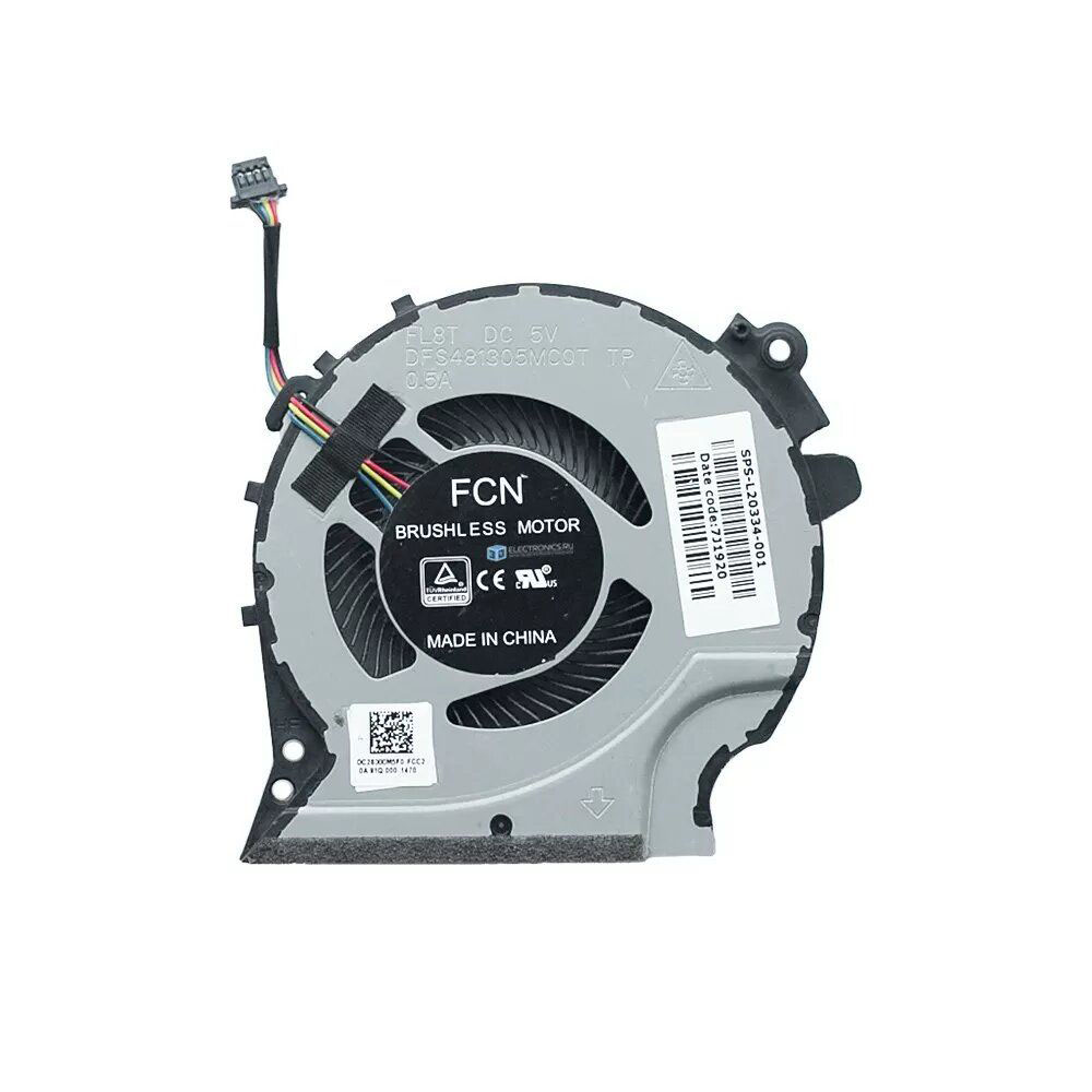 Вентилятор (кулер) для ноутбука HP Pavilion Gaming 15-cx левый и правый