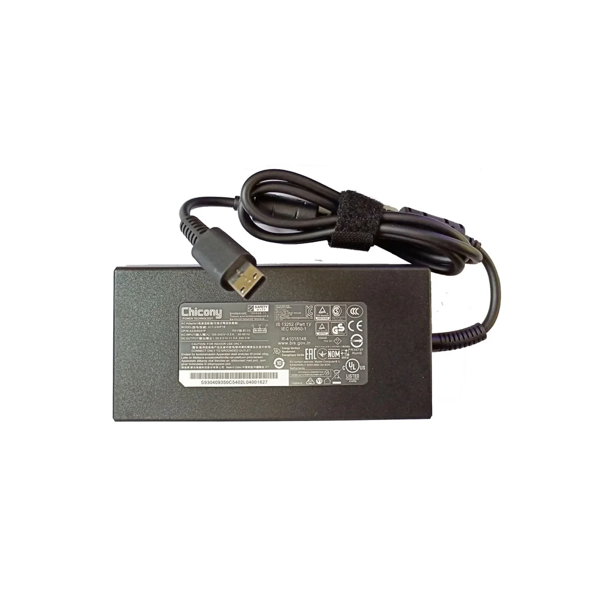 Блок питания / Зарядное устройство MSI 20V 11.5A 230W прямоугольный