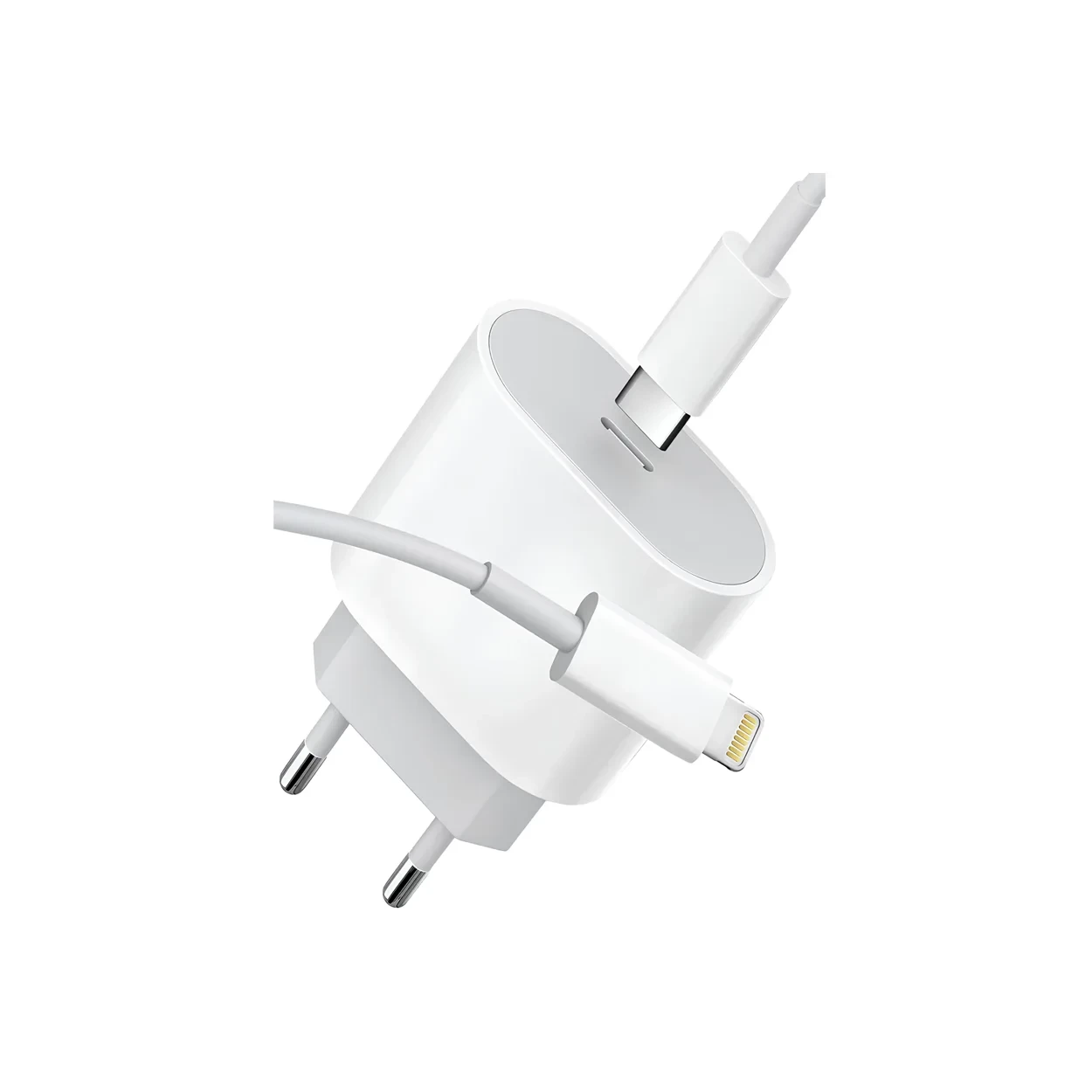 Блок питания / Зарядное устройство Apple iPhone iPad 20W A2347 USB Type-C + кабель 1M USB-C to Lightning A1703 Original